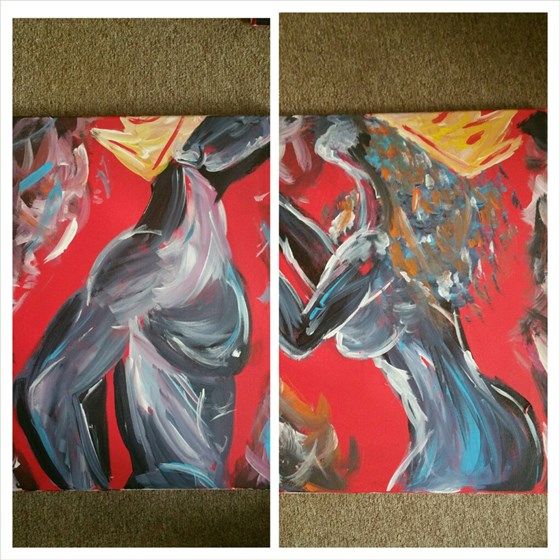 Paintings: king and queens